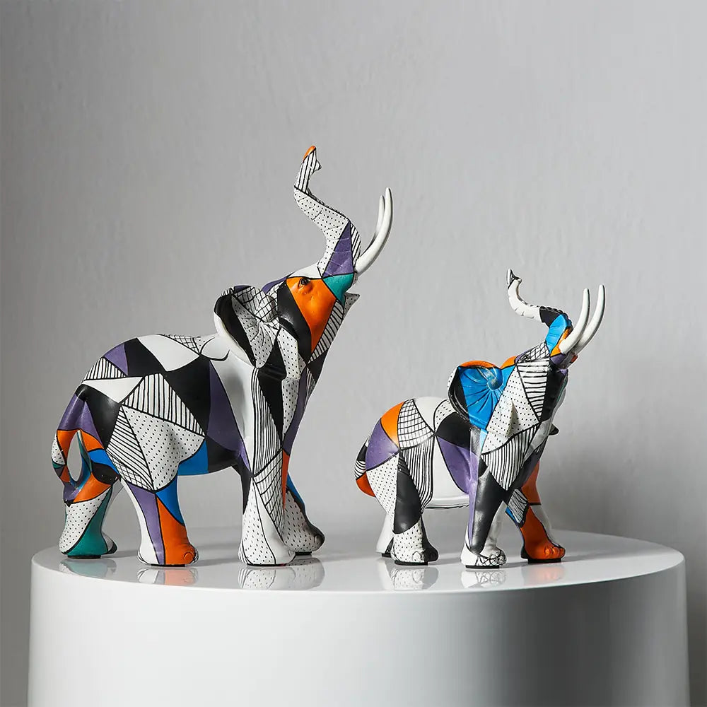 Painting Art Elephant Sculptures &amp; Figurines Modern Decoration